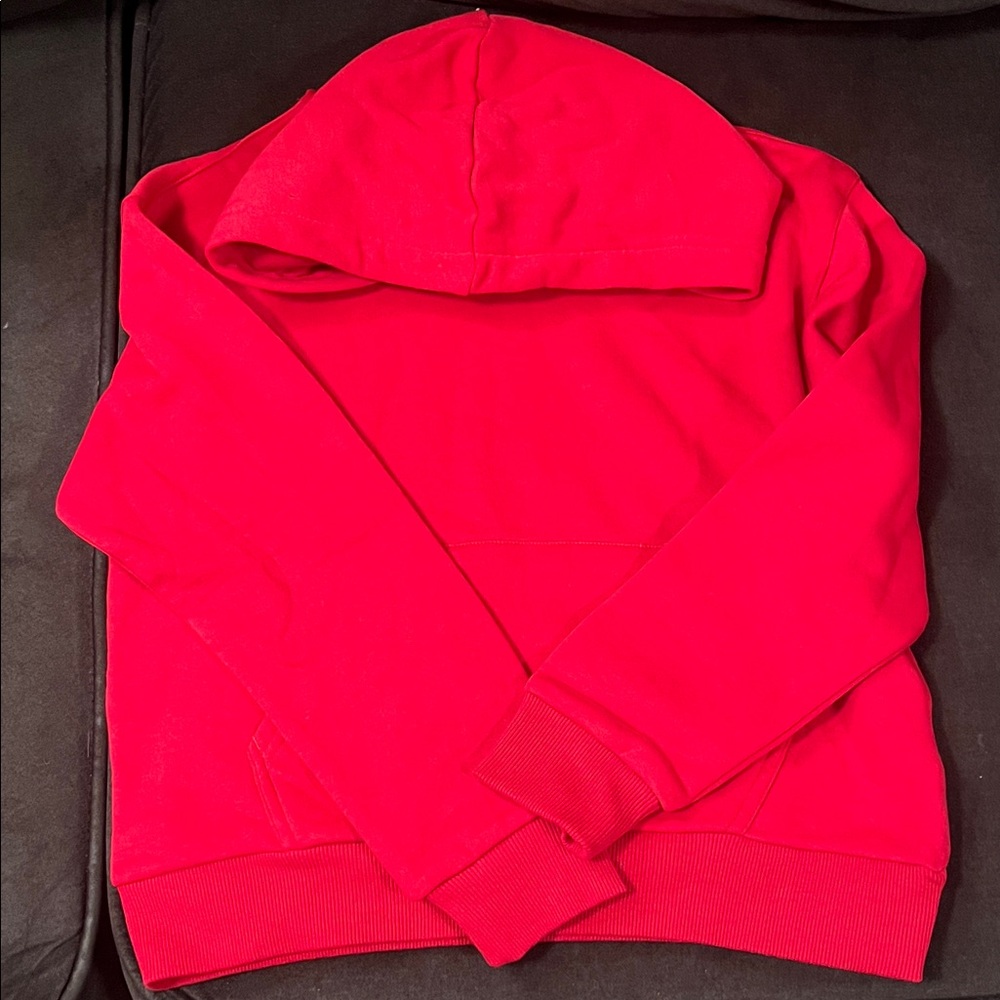 Men's Red Hoodie Sweater